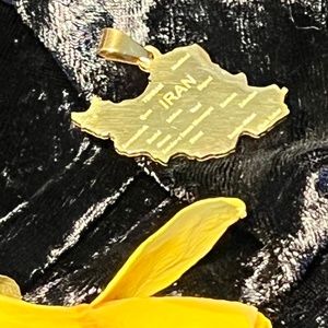 IRAN MAP Necklace